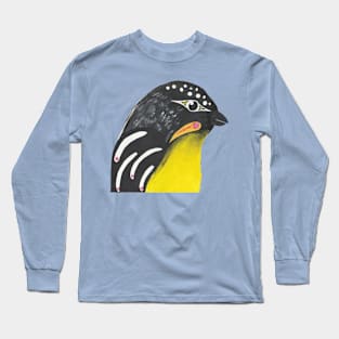 Native Birds of Australia Collage - Set 4 Pardalote Long Sleeve T-Shirt